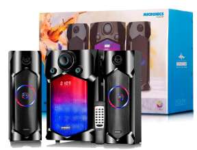 Subwoofer Micronics Tudor S7613 110 Watts (mic S7613) Usb, Fm, Sd, Bt, Rgb
