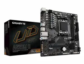 Placa Madre Gigabyte A620m H (a620m H) Socket Am5, Ram Ddr5 Buss 6400oc Mhz
