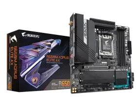 Placa Madre Gigabyte B650m Aorus Elite Ax (b650m Aorus Elite Ax) Socket Am5, Ram Ddr5 Buss 8000oc Mhz, Wifi 6e