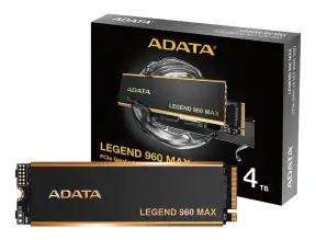 Unidad De Almacenamiento Ssd M.2 Pcie Adata 4tb Nvme Legend 960 Max, 2280 (aleg-960m-4tcs) 7400mb/s Con Discipador