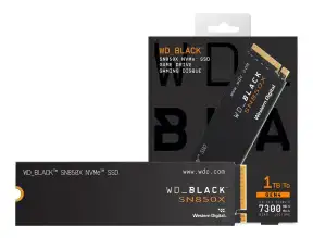 Unidad De Almacenamiento Ssd M.2 Pcie Western Digital 1tb Nvme Sn850x Wd Black, 2280 (wds100t2x0e) 7300mb/s