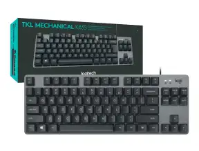 Teclado Gamer Logitech K835 (920-010085) Mecanico, Switch Blue, Negro