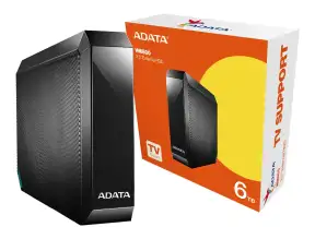 Disco Duro Externo Adata 6tb Hm800 Anti Golpe (ahm800-6tu32g1-cusbk) Unidad De Almacenamiento Portable, Usb 3.2, Negro