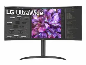 Monitor Lg 34 Pulgadas 34wq75c (34wq75c) Frecuencia 60hz, 5ms, 2k/qhd, Curvo, 2 Hdmi, 1 Displayport, 2 Usb, 1 Usb C, Altavoces