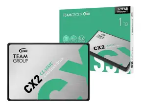 Unidad De Almacenamiento Ssd Sata 2.5 Teamgroup Cx2 1tb (t253x6001t0c101)