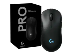 Mouse Inalambrico Logitech G Pro 2 Lightspeed Gaming (910-007246) Hasta 44.000 Dpi, 7 Botones Programables, Receptor Usb, Negro