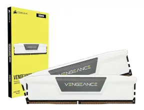 Memoria Ram Corsair Ddr5 32gb (16gbx2) Vengeance (cmk32gx5m2e6000c36w) 6000 Mt/s, Blanco, Cl 36