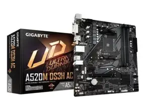 Placa Madre Gigabyte A520m Ds3h Ac (a520m Ds3h Ac) Socket Am4, Ram Ddr4 Buss 4733oc Mhz, Wifi