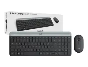 Combo 2 En Uno Logitech Inalambrico Mk470 (920-009266) Teclado, Mouse, 1000 Dpi, Negro
