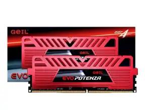 Memoria Ram Geil Ddr4 8gb Evo Potenza (gapr48gb3000c16asc) 3000 Mhz, Rojo