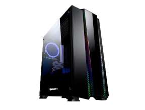 Case Gambyte Redyx S/fuente (redyx) Panel De Vidrio, 1 Ventilador, Led Rgb, Negro
