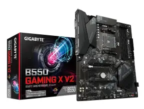 Placa Madre Gigabyte B550 Gaming X V2  (90 B550-gaming X V2) Socket Am4, Ram Ddr4 Buss 4733oc Mhz