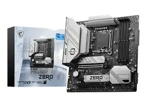 Placa Madre Msi B760m Project Zero (b760m Project Zero) Socket Lga 1700, Ram Ddr5 Buss 7800c Mt/s, 14va, 13va, 12va Gen, Wifi 6e