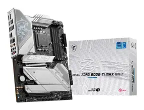 Placa Madre Msi Z790 Edge Max Wifi (90mag Edge Ti Max Wifi) Socket Lga 1700, Ram Ddr5 Buss 7800oc Mt/s, 14va, 13va, 12va Gen, Wifi 7