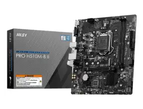 Placa Madre Msi H510m-b Pro Ii (pro H510m-b Ii) Socket Lga 1200, Ram 2933mhz, 10ma Gen