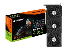 Tarjeta De Video Gigabyte Rtx 4060 Gaming Oc 8gb Gddr6 (gv-n4060gaming Oc-8gd) Geforce Nvidia 128 Bits, 3 Ventiladores 