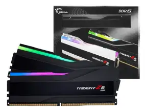 Memoria Ram G.skill Ddr5 32gb (16gbx2) Trident Z5 Rgb (f5-6000j3040f16gx2-tz5rk) 6000 Mt/s, Negro, Rgb