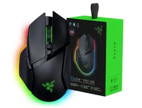 Mouse Inalambrico Razer Basilisk V3 Pro Gaming (rz01-05240100-r3u1) 35000 Dpi, 11 Botones Programables, Rgb, Negro