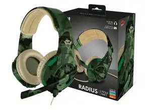 Auricular Trust Gxt310c Radius Gaming (trust Gxt310c) Con Microfono, Verde