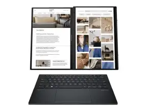 Laptop Asus Core Ultra 9 185h Zenbook Pro Duo (ux8406ma-ps99t) 14.5" (2880x1800) Oled + 14.5" (2880x1800) Oled, Ram 32gb, Ssd 1tb, Touchscreen, Win11
