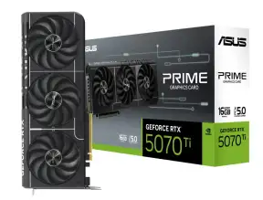 Tarjeta De Video Asus Rtx 5070 Ti Prime 16gb Gddr7 (90yv0mf1-m0aa00 ) Geforce Nvidia 256 Bits, 3 Ventiladores