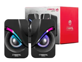 Parlante Cybertel Exxpert S301 6 Watts (exxpert Cbx S301) Interfaz Jack 3.5 Mm, Rgb, Negro