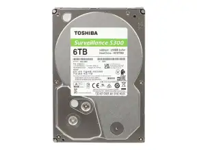 Disco Duro Toshiba 6tb Surveillance S300 (hdwt860uzsva) 5400 Rpm, 3.5", Sata 6, Para Video Vigilancia