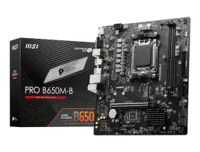 Placa Madre Msi B650m-b Pro (911pro-b650m-b-ddr5) Socket Am5, Ram Ddr5 Buss 5600oc Mhz