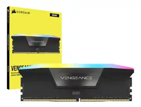 Memoria Ram Corsair Ddr5 16gb Vengeance (cmh16gx5m1b5600c40) 5600 Mt/s, Negro Rgb