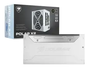 Fuente De Poder Cougar 1050w Polar X2 (31px105005p01) Atx, 80 Plus Platinum, Modular, Blanco