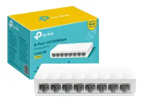 Switch Tp-link  8 Puertos ( Ls1008 ) 10/100 Mbps De Metal