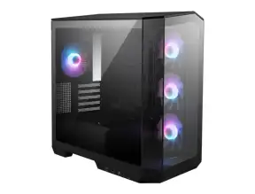 Case Msi Mag Pano 100r Pz S/fuente (mag Pano 100r Pz Matx) Paneles De Vidrio, Negro