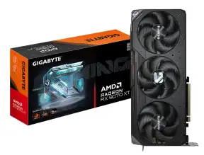 Tarj. Video Gigabyte Rx 9070 Xt 16gb Gaming Oc (gv-rx9070xtgaming Oc16gb) Radeon 256bits, 3 Ventiladores