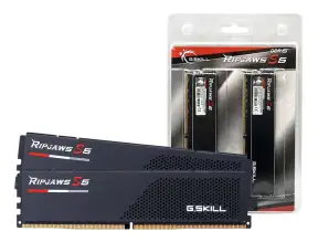 Memoria Ram G.skill Ddr5 32gb (16gbx2) Ripjaws S5 (f5-6000j3648d16gx2-rs5k) 6000 Mt/s, Negro, Intel Xmp 3.0