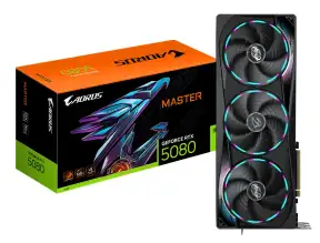 Tarjeta De Video Gigabyte Rtx 5080 Aorus Master 16gb Gddr7 (gv-n5080aorus M-16gd) Geforce Nvidia 256 Bits, 3 Ventiladores