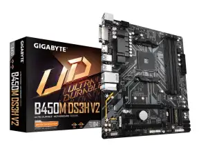 Placa Madre Gigabyte B450m Ds3h V2 (b450m Ds3h V2) Socket Am4, Ram Ddr4 Buss 3600oc Mhz