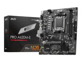 Placa Madre Msi Pro A620m-e (90mbmsi-pro-a620m-e) Socket Am5, Ram Ddr5 Buss 6800oc Mhz