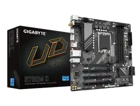 Placa Madre Gigabyte B760m C (b760m-c) Socket Lga 1700, Ram Ddr5 Buss 7600oc Mhz, 14va, 13va, 12va Gen, Wifi