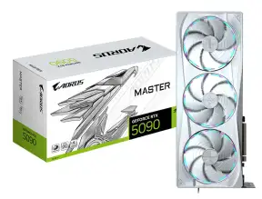 Tarjeta De Video Gigabyte Rtx 5090 32gb Gdrr7 Master Ice (g5090-32vgsl) Geforce Nvidia 512 Bits, 3 Ventiladores