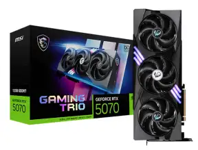 Tarjeta De Video Msi Rtx 5070 Gaming Trio Oc 12gb Gddr7 (912-c532-019) Geforce Nvidia 192 Bits, 3 Ventiladores