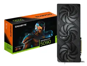 Tarjeta De Video Gigabyte Rtx 5090 32gb Gdrr7 Windforce (gv-n5090wf3oc-32gd 1.0) Geforce Nvidia 512 Bits, 3 Ventiladores