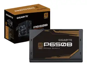 Fuente De Poder Gigabyte 650w P650b (gp-p650b) Atx, 80 Plus Bronze, No Modular, Negro