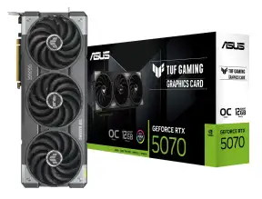 Tarjeta De Video Asus Rtx 5070 Tuf Gaming Oc 12gb Gddr7 (90yas Rtx5070 Tuf Oc) Geforce Nvidia 192 Bits, 3 Ventiladores