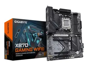 Placa Madre Gigabyte X870 Gaming Wifi 6 (gax870 Gaming Wifi6) Socket Am5, Ram Dddr5 Buss 8200oc Mt/s, Wifi 6