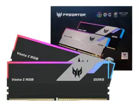 Memoria Ram Predator Ddr5 32gb (16gbx2) Vesta Ii Rgb (bl.9bwwr.378) 6000 Mt/s, Negro, Rgb