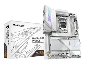 Placa Madre Gigabyte X870e Aorus Pro Ice (x870e Aorus Pro Ice) Socket Am5, Ram Dddr5 Buss 8200oc Mt/s