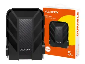 Disco Duro Externo Adata 5tb Hd710 Pro Anti Golpe (ahd710p-5tu31-cbk) Unidad De Almacenamiento Portable, Usb 3.2, Negro