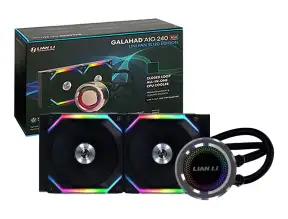 Sistema De Enfriamiento Liquido Lian Li Galahad Aio Uni Fan Sl Edition 240 (ga-240slb Black) 2 Ventiladores, Led Rgb