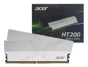 Memoria Ram Acer Ddr5 32gb Predator Ht200 (16gbx2) (bl.9bwwa.437) 5600 Mhz, Plata