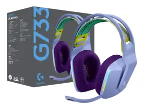Auricular Inalambrico Logitech Lightspeed Rgb G733 Gaming (981-000889) Con Microfono, Lila